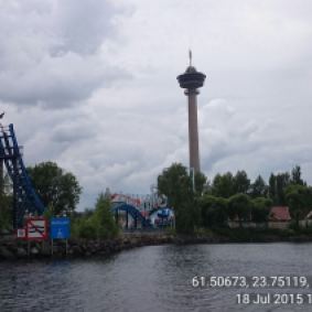 Näsinneula -tower and Särkänniemi -amusement park in Tampere
