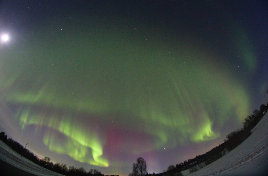 Nice Aurora display observed in southern Finland 26./27.2.2023