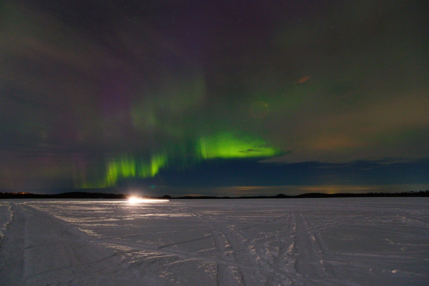 Auroras with some ice rally, 27./28.2.2023
